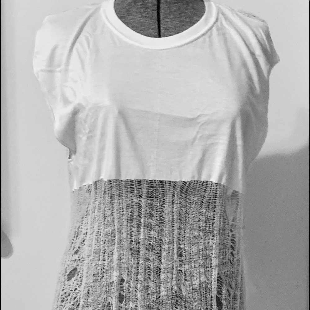 Hand shredded T-shirt maxi - Picture 1 of 3